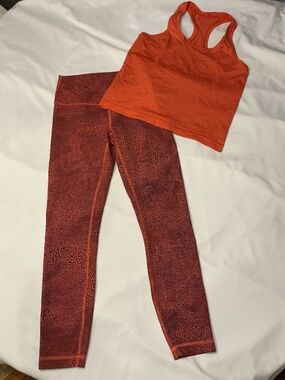 LULULEMON Racer Back Tank Top & Leggings Bundle